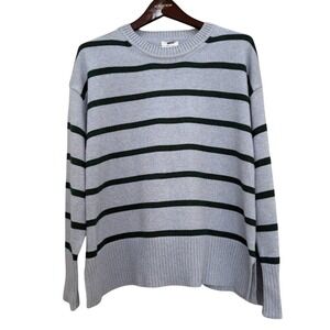 J.Crew striped crewneck sweater, size M (NWT)